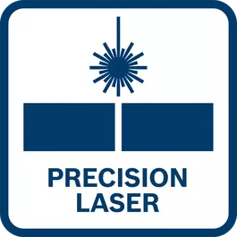 Einfache Installation dank Laserprojektion der Schnittlinie