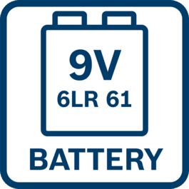 9V 6LR61 batterij 