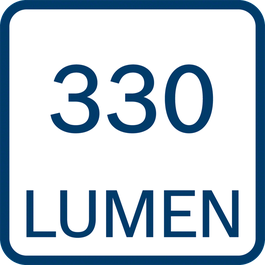 330 lumenů 