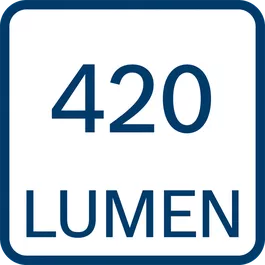 420 lumenů 