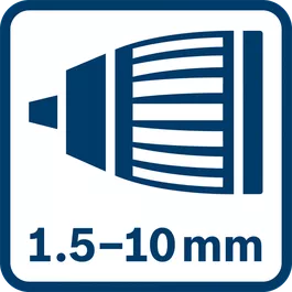 Autolock-patron 1,5 - 10,0 mm 