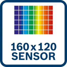IR érzékelő 160 x 120 pixel