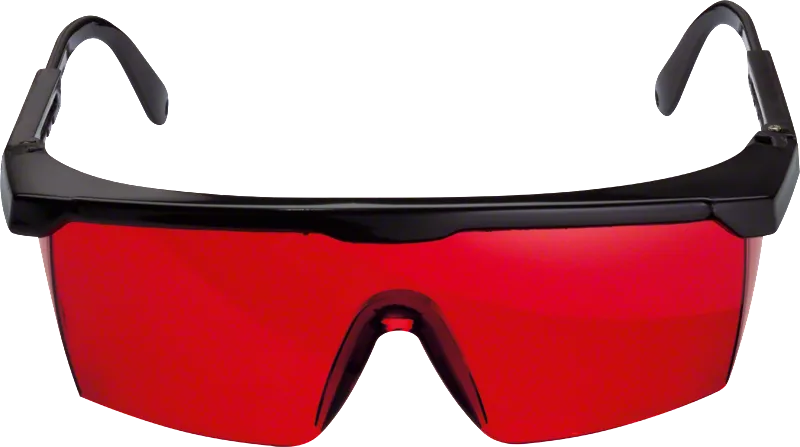Laser viewing glasses (red)