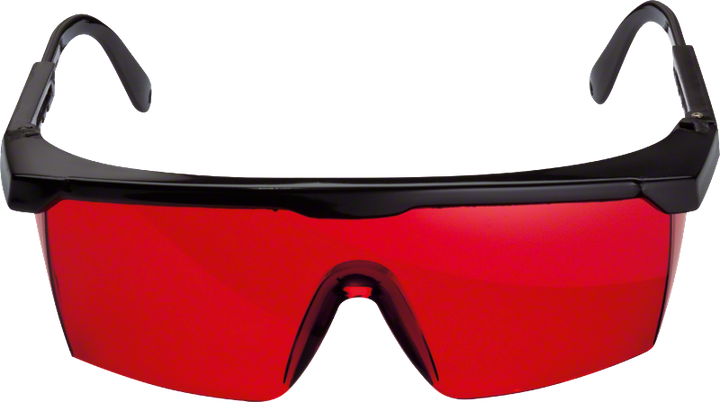 Laser viewing glasses (red)