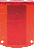 Laser target (red)