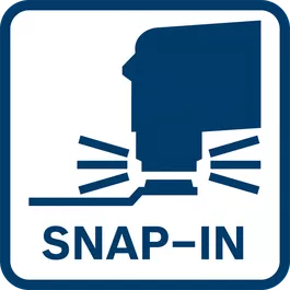 Înlocuirea fără cheie a accesoriului, în 3 secunde datorită funcţiei Snap-In