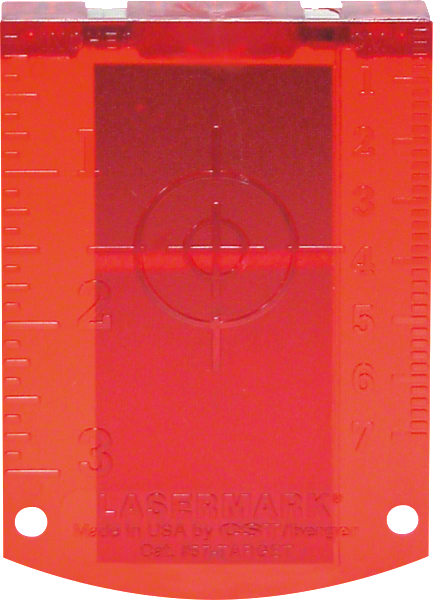 Ciljna ploča za laserski zrak (crvena)