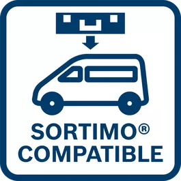 Hitro natovarjanje in varna vožnja Popolno in brez vmesnikov se prilega na sistem za opremljanje vozil SORTIMO, ki je bil preizkušen pri organizaciji TÜV