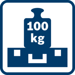 Izjemna robustnost Pokrov zdrži obremenitve do 100 kg, vsak kovček BOXX lahko nosi do 25 kg