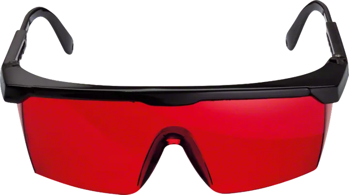 Okuliare na zviditeľnenie laserového lúča (červené)