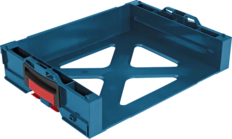 رف Bosch L-Boxx لتخزين الأدوات المعيارية.