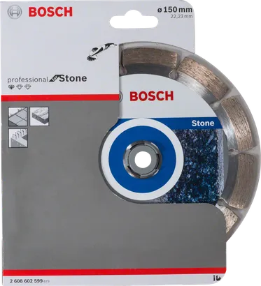 قرص قطع الماس من Bosch للحجر، 150 ملم.