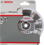 قرص القطع الماسي الكاشط من Bosch للمطاحن مقاس 115 ملم.