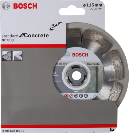 قرص الماس لقطع الخرسانة من Bosch 115 ملم.