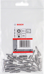 رؤوس مفكات براغي Bosch PZ1 مقاس 25 مم، عبوة من 25 قطعة.