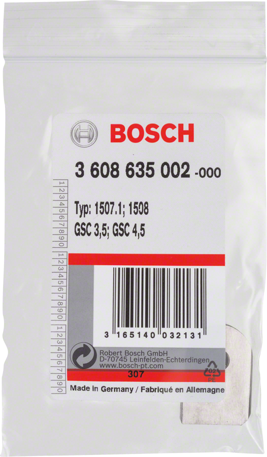 شفرة Bosch السفلية GSC 3,5 4,5.