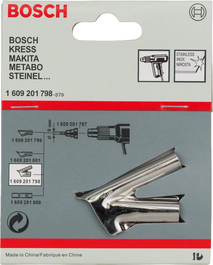 ملحق حذاء اللحام من Bosch ، قطر 10 مم.
