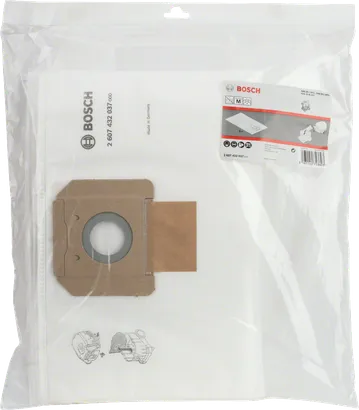 تغليف أكياس فلتر الصوف من Bosch.