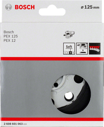 وسادة صنفرة ناعمة من Bosch مقاس 125 مم.