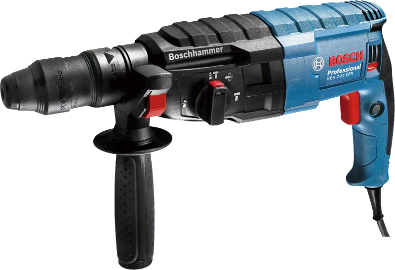 مثقاب دوار من طراز Bosch GBH 2-24 DFR بمقبض جانبي.