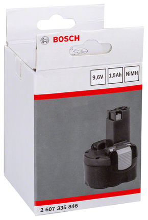 مجموعة بطاريات Bosch NiMH 9.6V 1.5Ah.