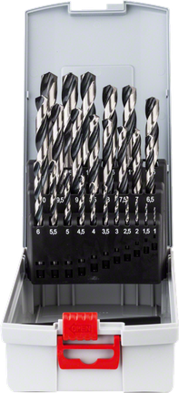 مجموعة رؤوس Bosch HSS Twist Drill Bit PointTeQ 25 قطعة ProBox.