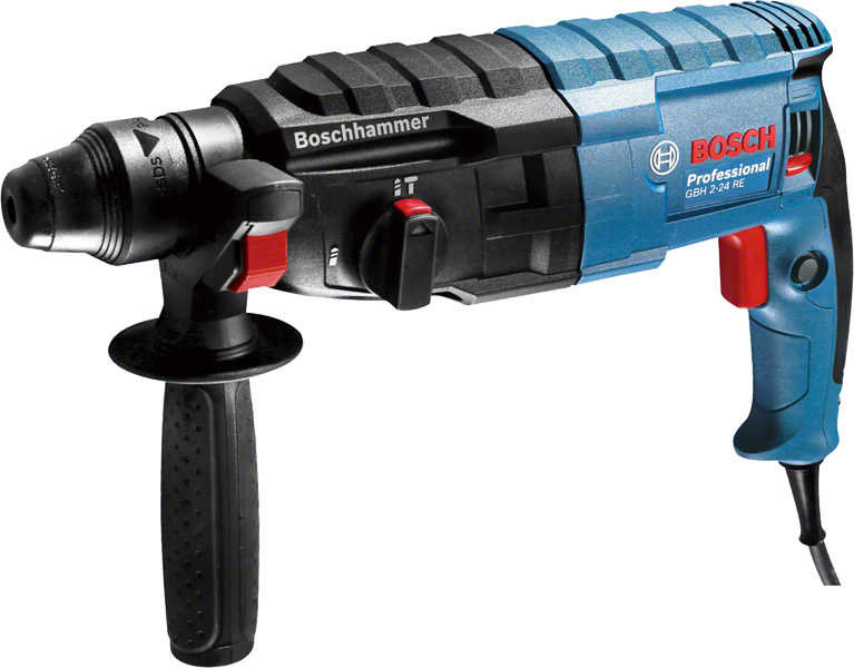 مطرقة دوارة Bosch GBH 2-24 RE مع مقبض SDS plus.