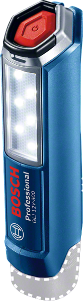 مصباح العمل LED Bosch GLI 12V-300، تصميم مضغوط.