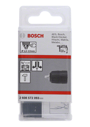 ظرف المثقاب Bosch 1.5–13 مم 3/8 بوصة.
