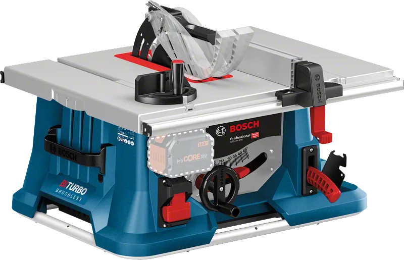 منشار طاولة لاسلكي Bosch GTS 18V-216 مع تقنية BITURBO.