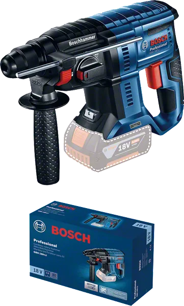 مطرقة دوارة لاسلكية من Bosch .