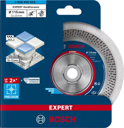 قرص قطع الماس من Bosch 115×22.23×1.4×10 ملم.