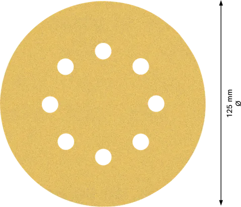 ورق صنفرة Bosch EXPERT C470 مقاس 125 مم 8 فتحات G120.