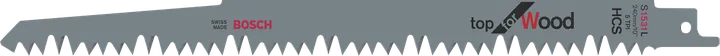 شفرة بانوراما Bosch العلوية للخشب ذات أسنان حادة.
