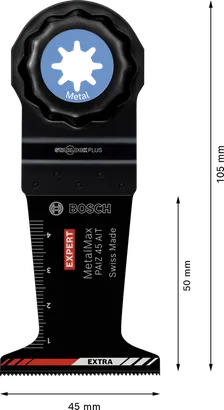 شفرة أداة متعددة الاستخدامات من الكربيد Bosch EXPERT MetalMax PAIZ 45 AIT.