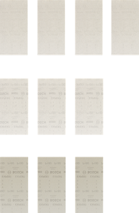 مجموعة شبكة الصنفرة Bosch EXPERT M480 شبكة مفتوحة مكونة من 10 قطع.