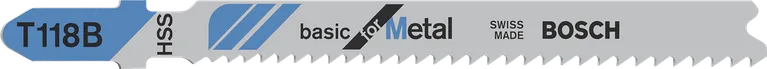شفرة المنشار الكهربائي Bosch T118B لقطع المعادن.