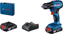 مجموعة المثقاب اللاسلكي Bosch GSR 185-LI مع بطارية 18 فولت.