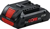 مجموعة بطاريات Bosch ProCORE 18V 4.0Ah.