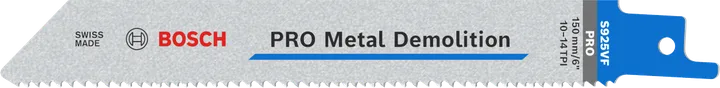 شفرة Bosch PRO Metal Demolition S925VF ذات الأسنان المتنوعة.