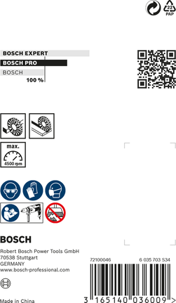 عجلة سلكية نظيفة متعددة المواد من Bosch PRO مقاس 75 × 0.2 ملم.