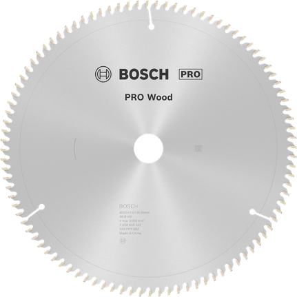 شفرة المنشار الدائرية Bosch PRO Wood، 305 مم، 96 سنًا.