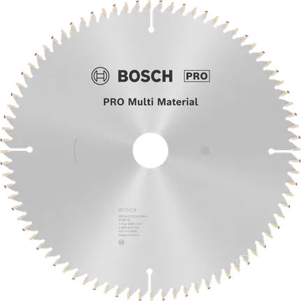 شفرة المنشار الدائرية متعددة المواد من Bosch برو، 80 سنًا.