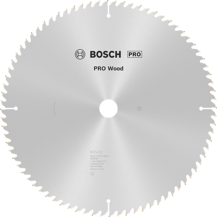 شفرة المنشار الدائري Bosch PRO Wood مقاس 356 مم لقطع نظيفة.