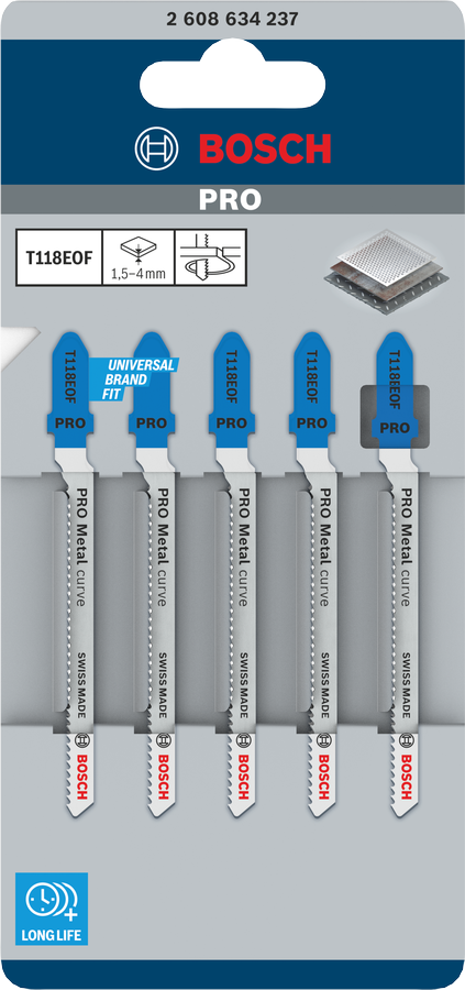 PRO Metal curve T118EOF