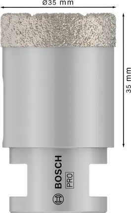 قاطعة السيراميك الجافة Bosch PRO مقاس 35 مم لحفر البلاط.