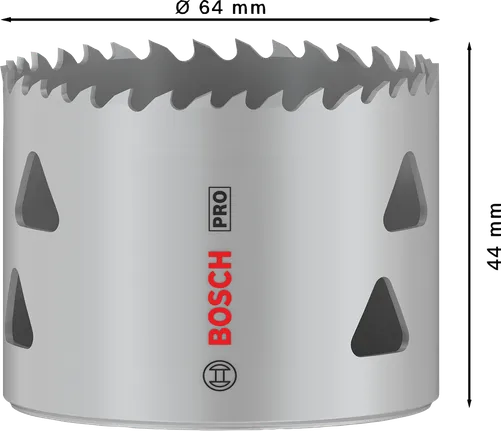 منشار ثقب متعدد المواد Bosch PRO بقطر 64 مم.
