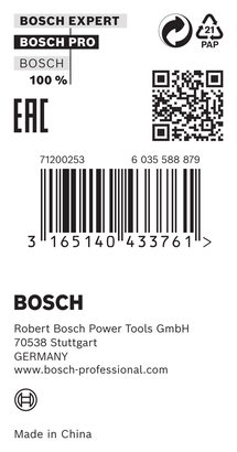 حلقة تخفيض Bosch 30 × 1.2 × 25 مم.