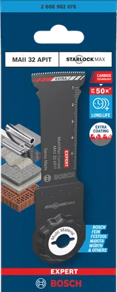 شفرة Bosch Expert PAIZ 32 AIT MetalMax ذات القطع الغاطس 32 × 70 مم.