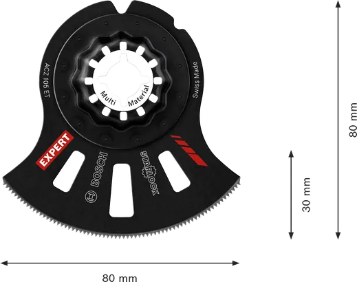 شفرة المنشار متعددة المواد Bosch EXPERT ACZ 105 ET.